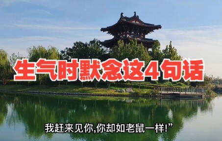 [图]当你生气时默念这四句话，会有意想不到的效果