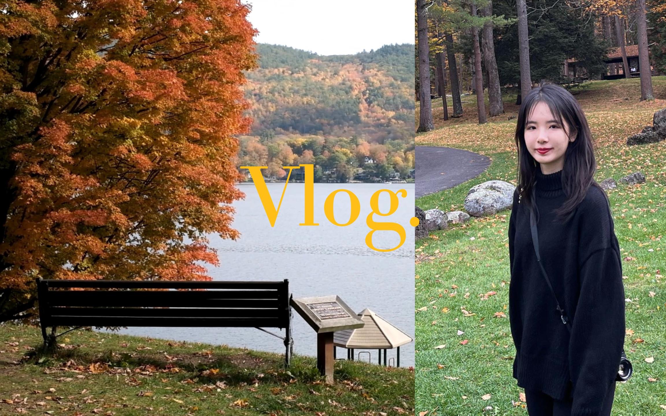 VLOG|一起看新英格兰的秋天|Lake George|Novo Amor哔哩哔哩bilibili