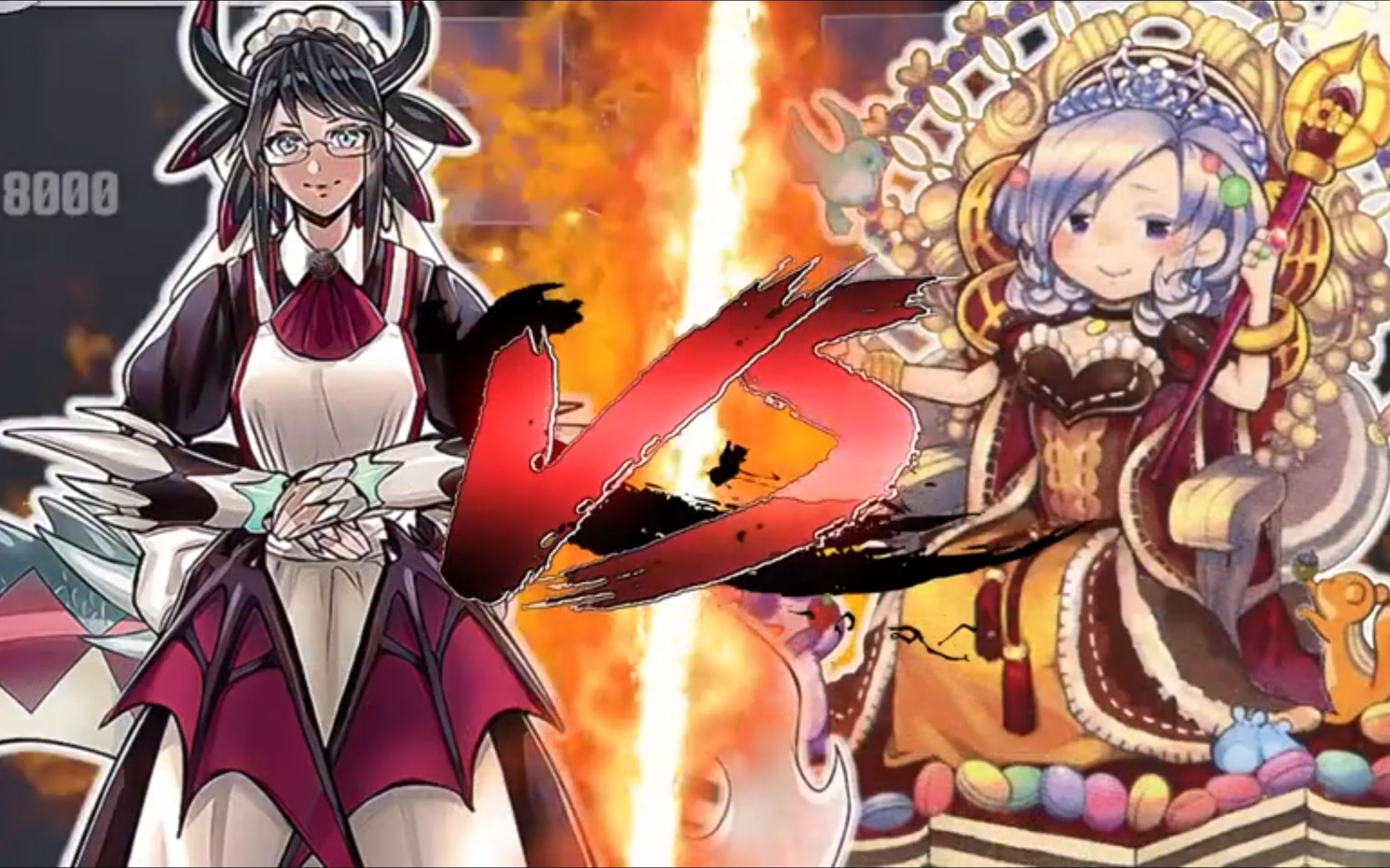 游戏王决斗链接版ygopro(高速决斗服)魔偶甜点vs龙女仆