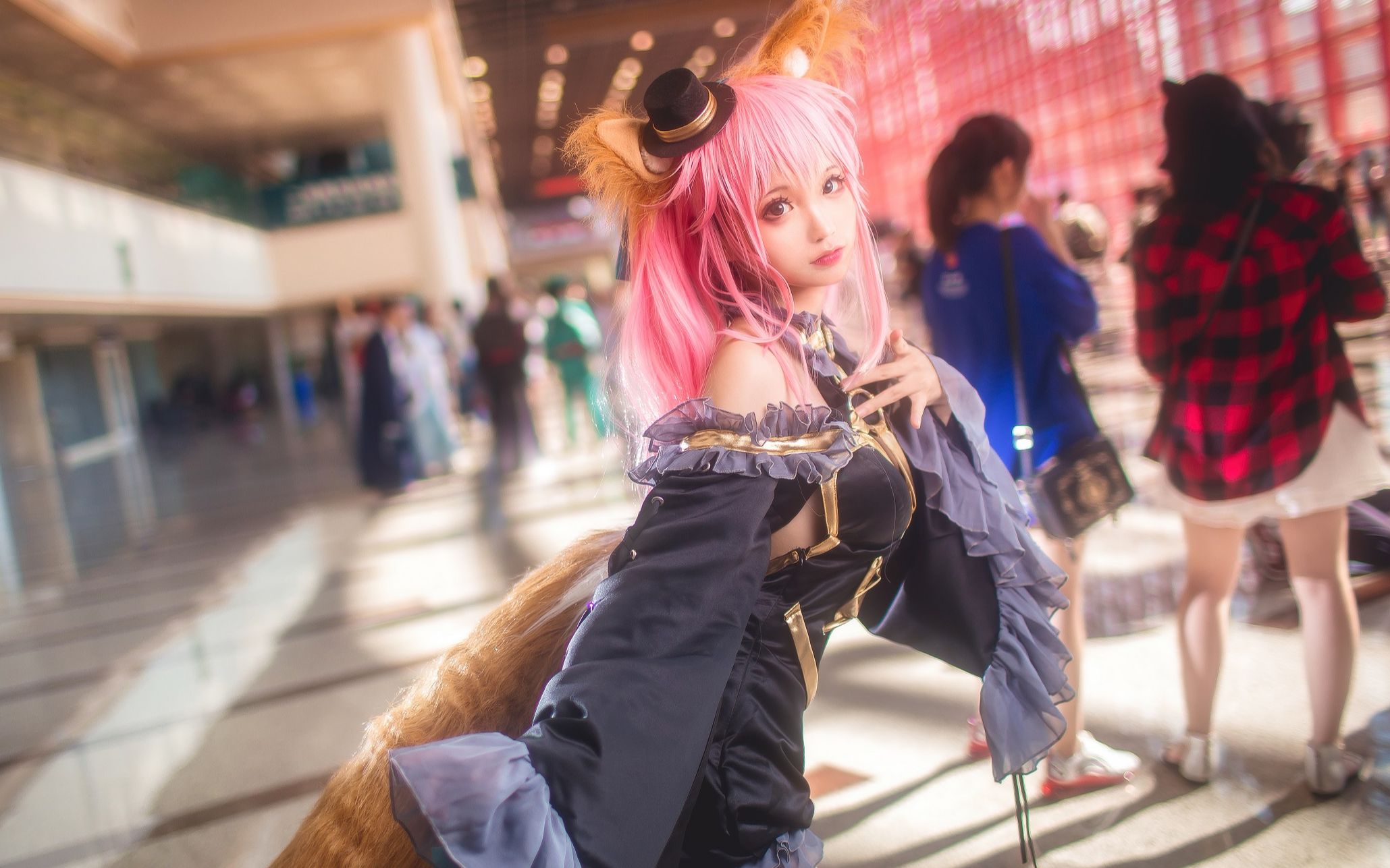 【蠢沫沫-】cosplay玉藻前!漫展场照