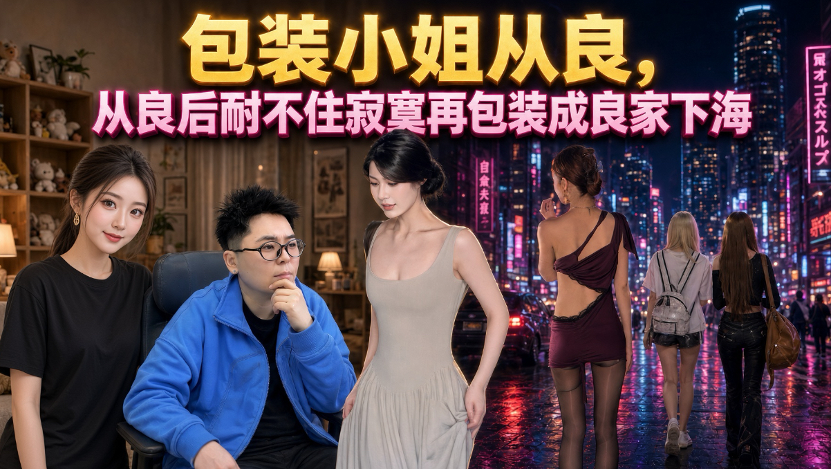 【王律连线】男嘉宾姐姐包装小姐从良，上岸后耐不住寂寞再次找到男嘉宾姐姐，让包装成良家下海