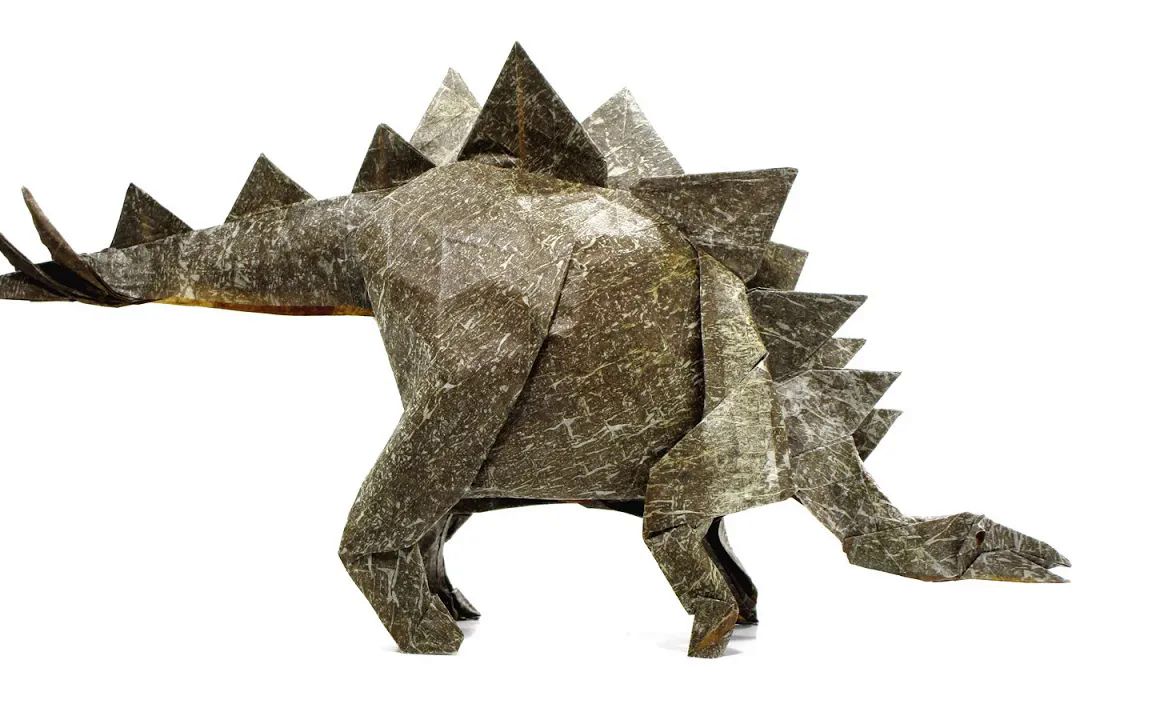 【mariano zavala】剑龙折纸教程origami stegosaurus
