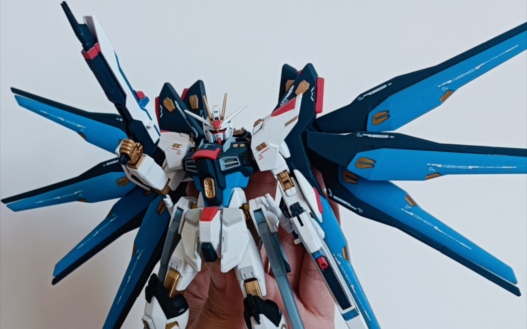 万代hg新生强袭自由,搭配阿努比斯改件