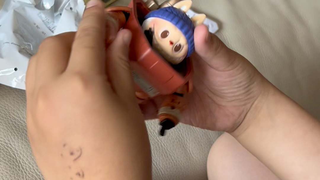 喜子第一次独立主播,拆盲盒开箱 泡泡玛特 好物分享 拉布布机甲