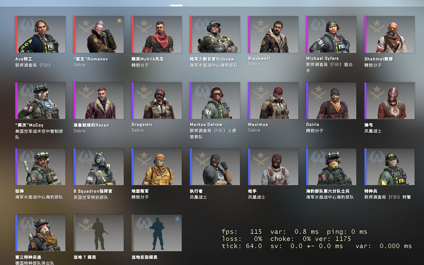 【csgo全探员检视】原手套原刀