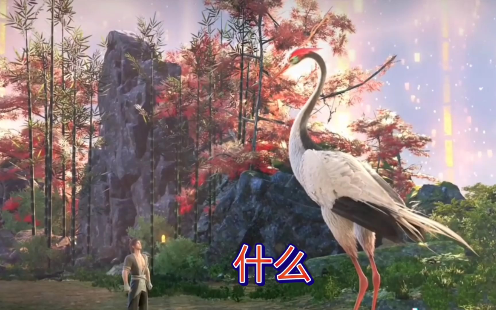 永生鹤仙子飞特技吓坏帅哥