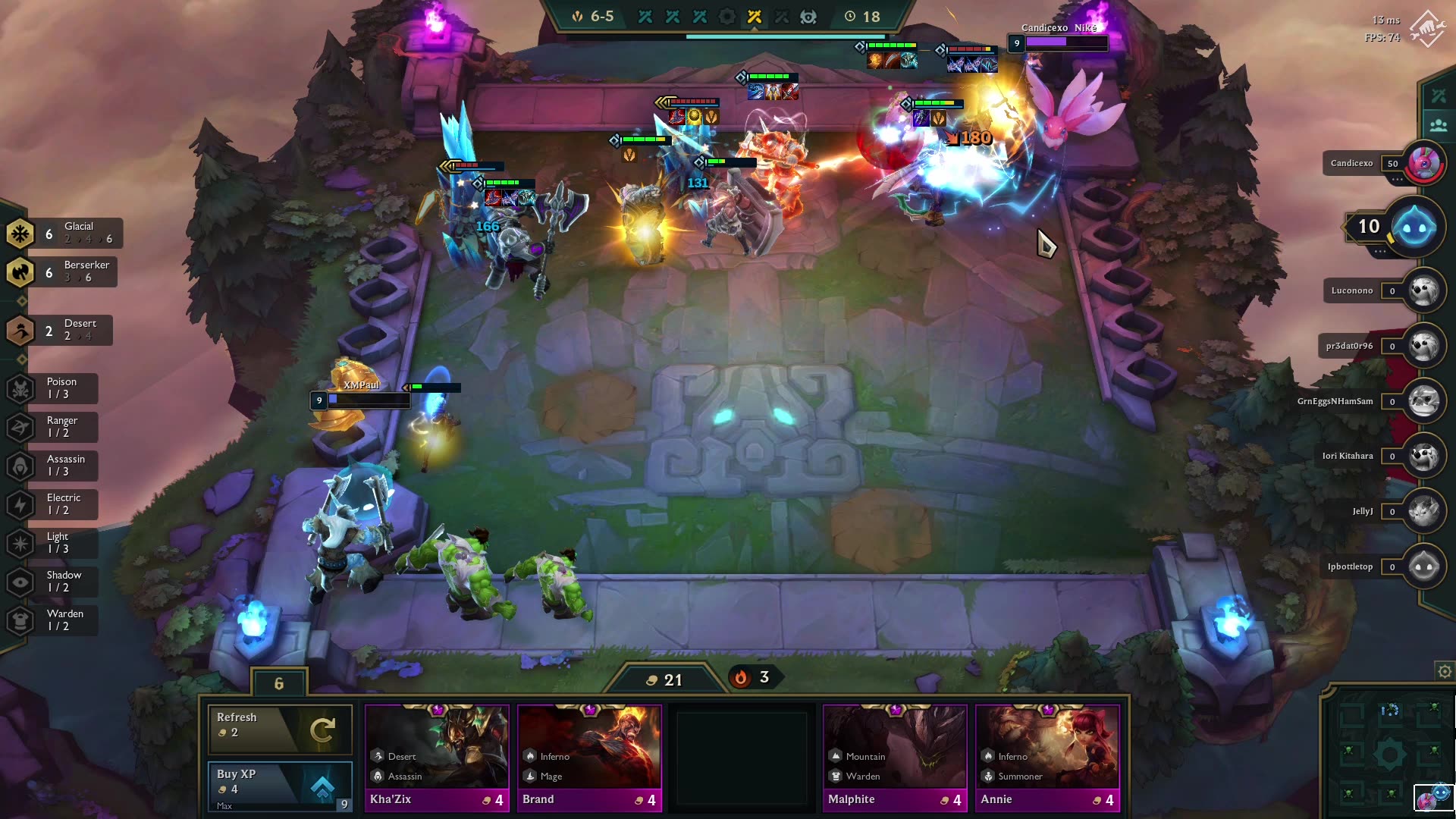 云顶之弈s2当出现6个极地6个狂战士的时候会发生什么