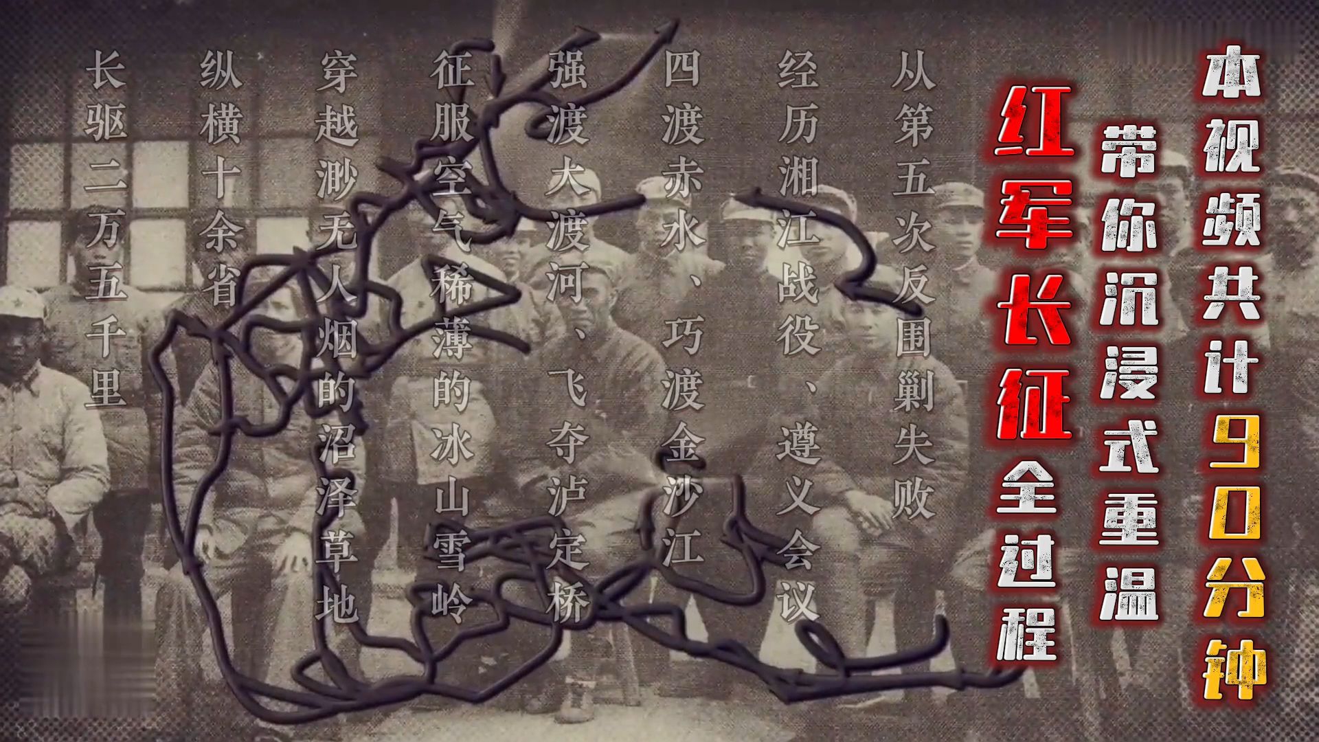 一个视频看完红军长征全过程