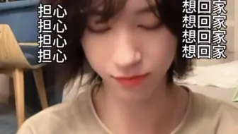 芸姐一脸心疼又无奈，不忍心责备只想立马飞回家陪lp