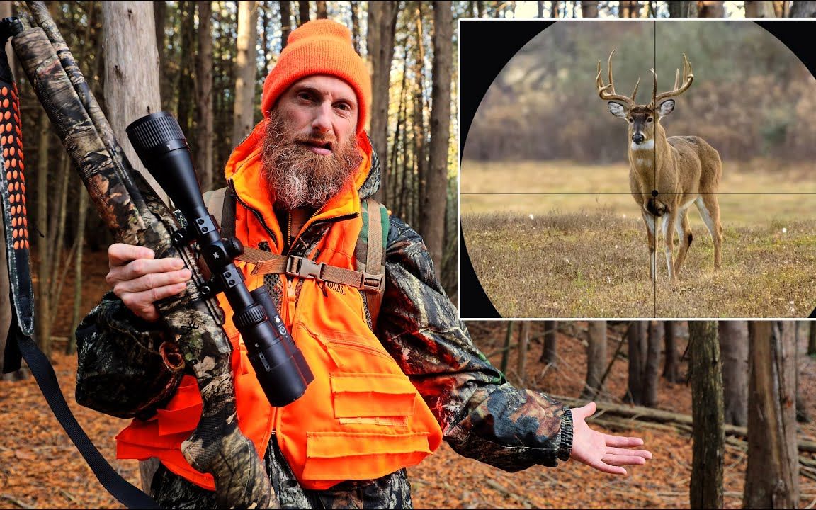 【胡子打野】p60猎鹿人,在户外打野和烹饪,野外生活探索自然.