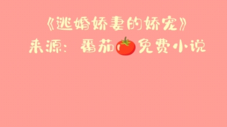 [图]《逃婚娇妻的娇宠》