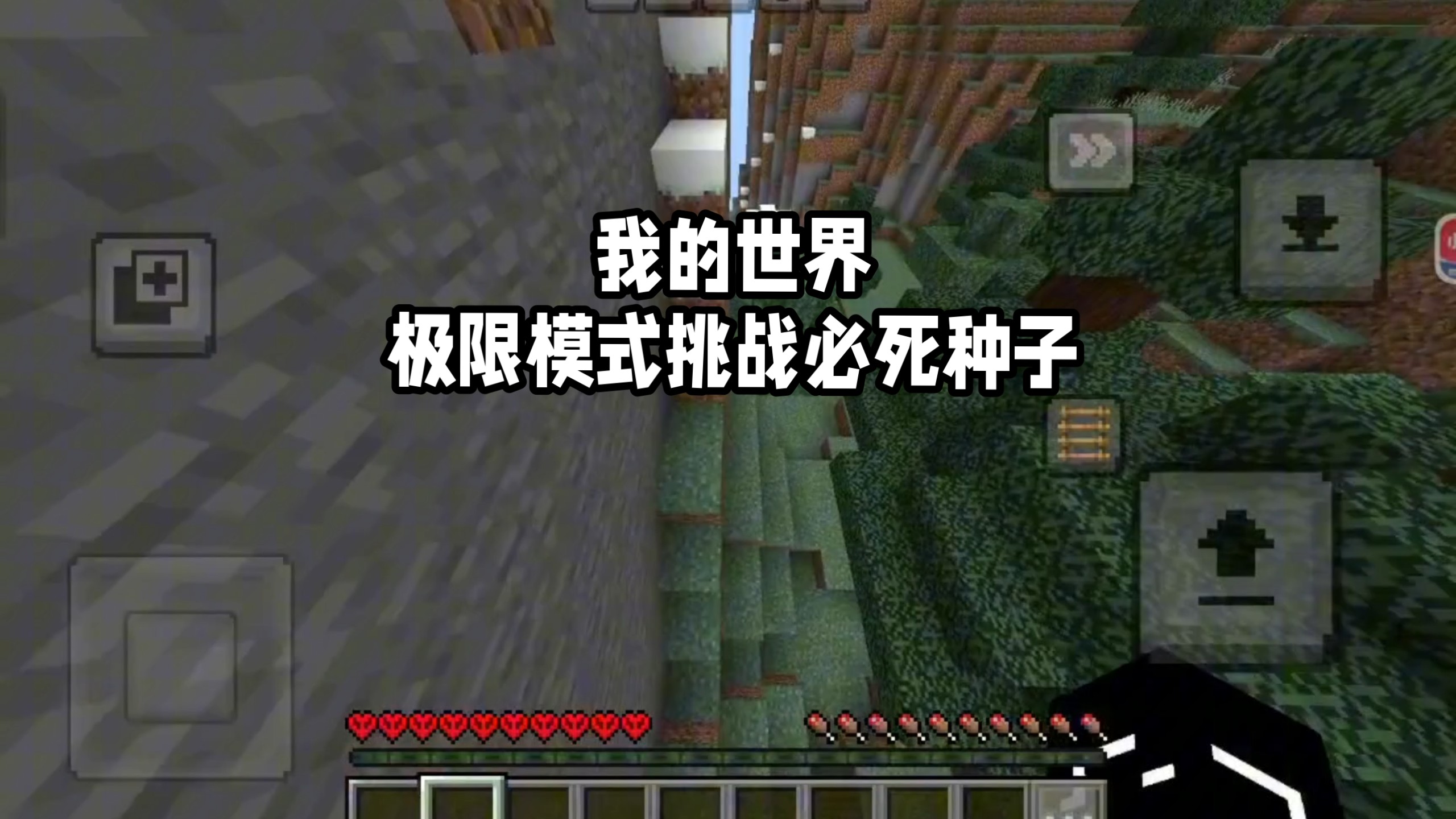 破解我的世界必死种子。这才是极限模式，顶级智斗