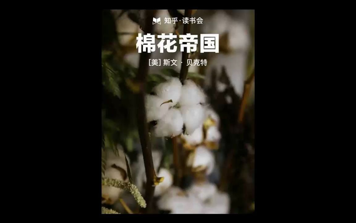 [图]《棉花帝国》由棉花引发的一场近代资本主义史、殖民史与贩奴贸易史。