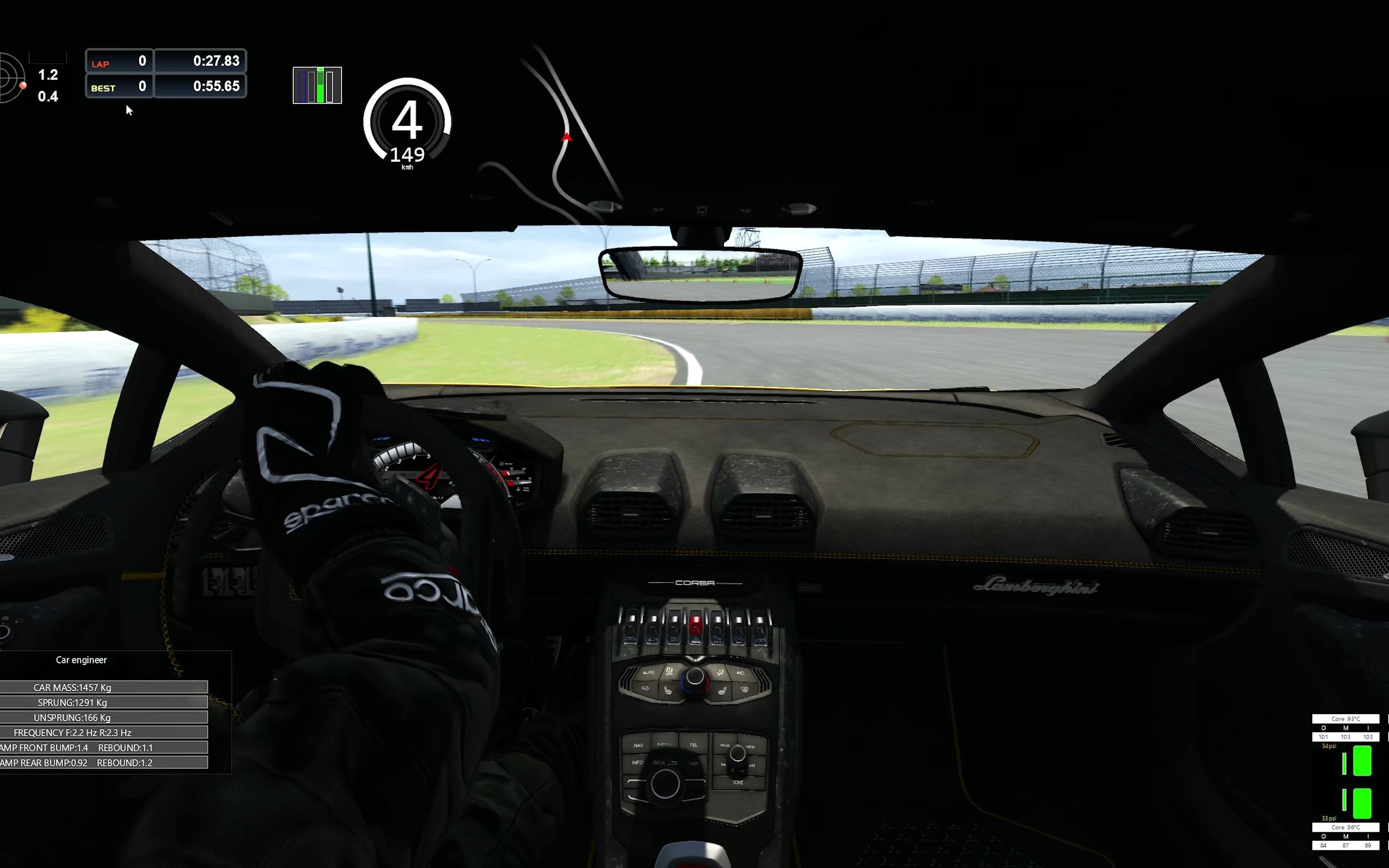 assettocorsa兰博基尼huracanperformante筑波赛道鼠标瞎跑