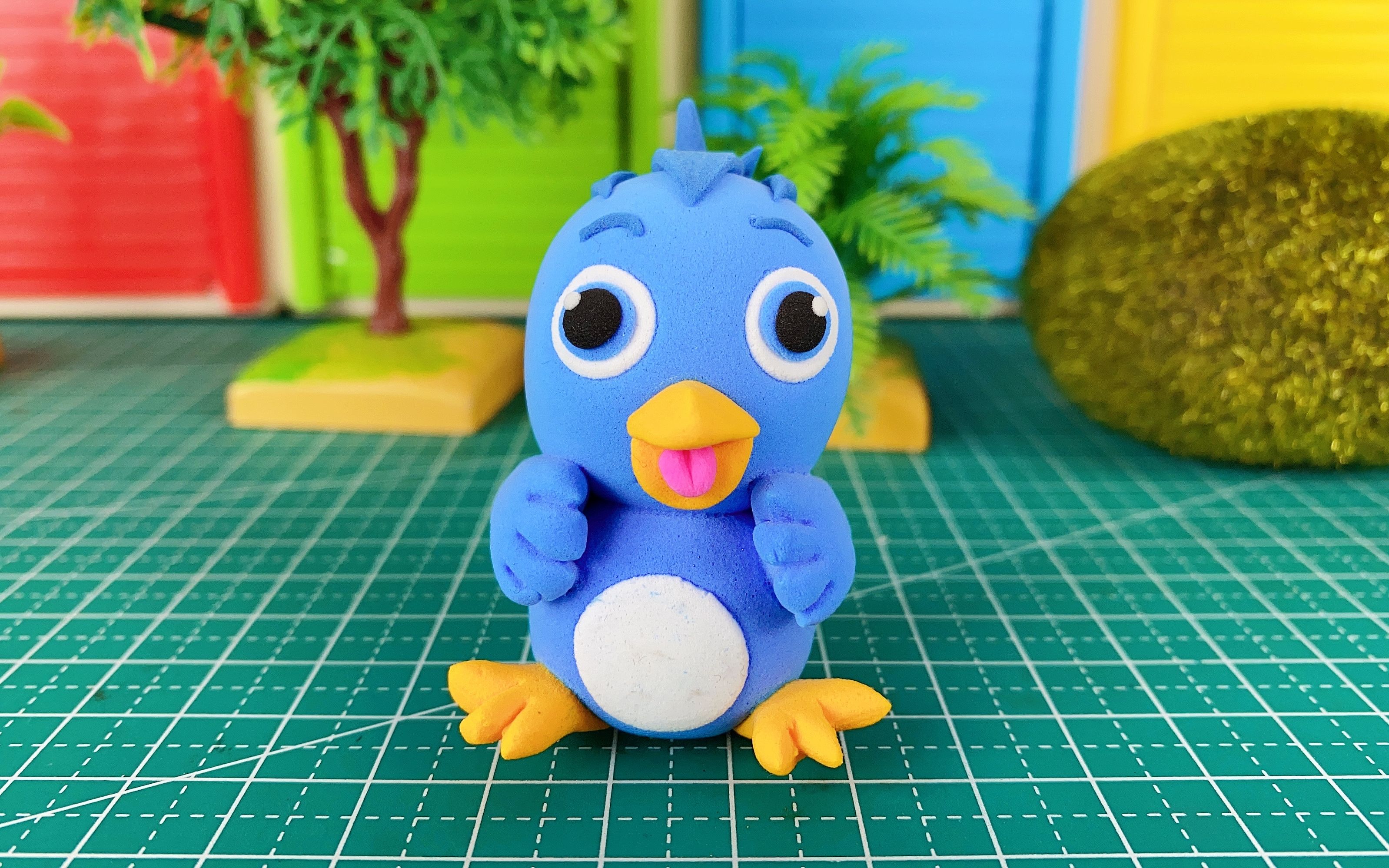 粘土教程diy萌鸡小队欢欢,新手入门儿童亲子玩具_哔哩哔哩_bilibili