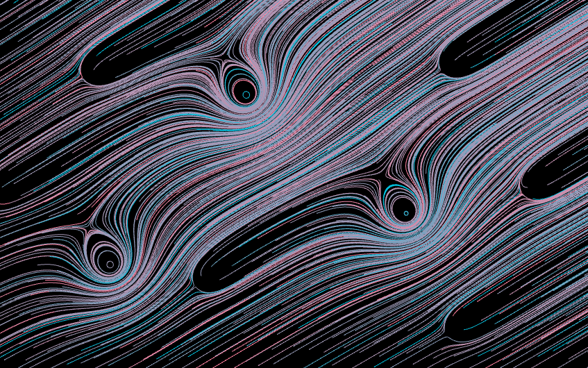 grasshopper丨field磁场流线