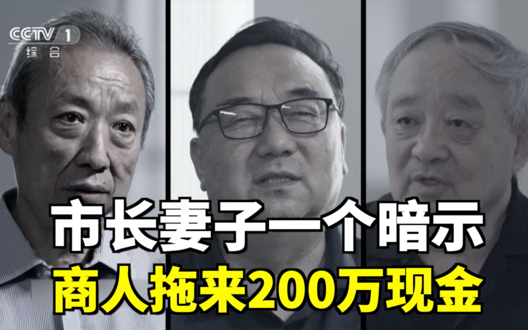 市长妻子一个暗示,商人拖来200万现金,《零容忍》第四集揭“一把手”权钱交易内幕!哔哩哔哩bilibili