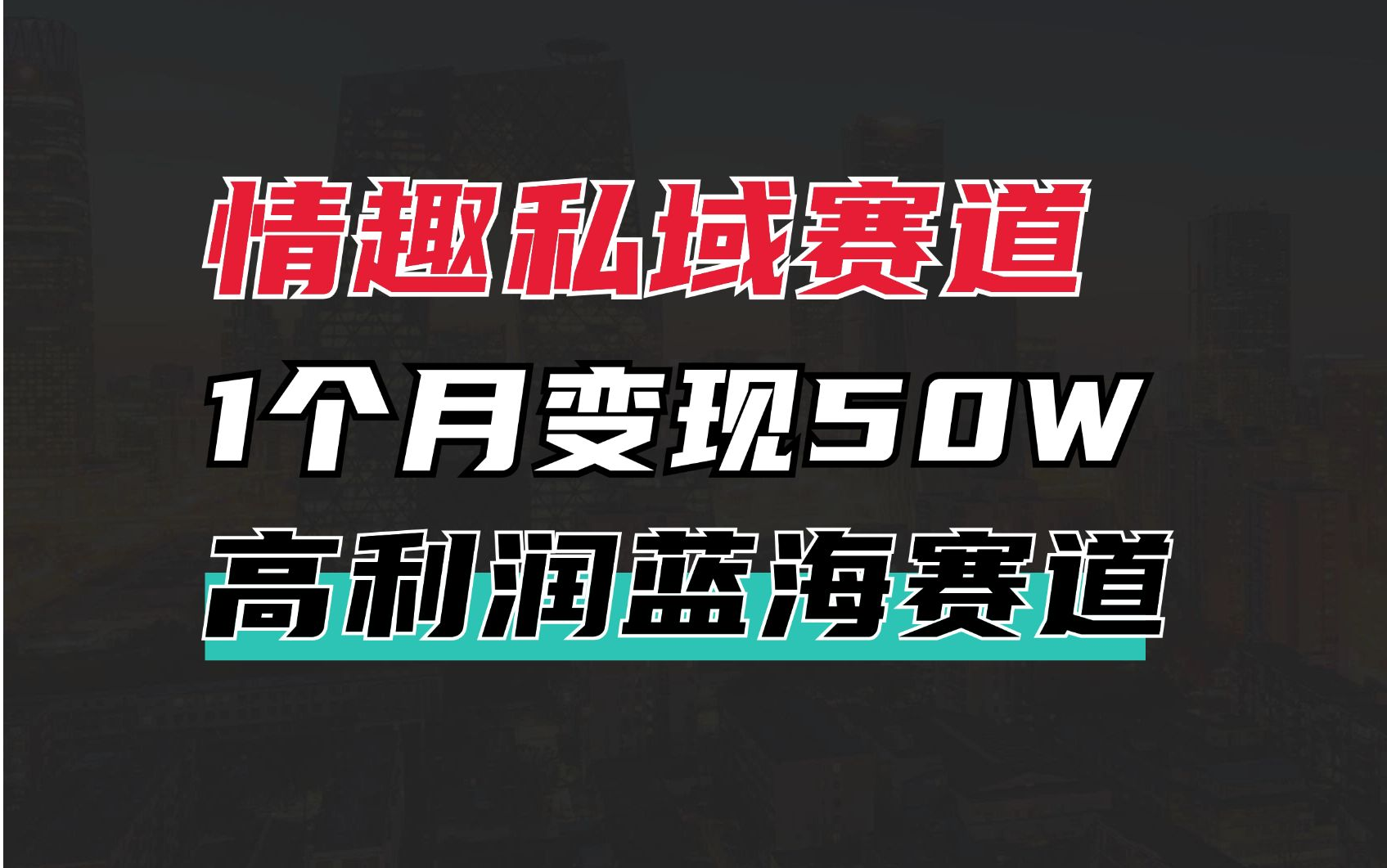 【全148集】(2024最新小众)情趣私域赛道操作全流程干货教程 强推!成本低利润高客反高 可多平台批量操作 学会轻松月入50W+!!!哔哩哔哩bilibili