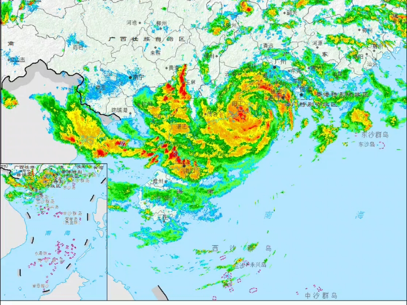 华南巡抚!2025年6号台风wipha