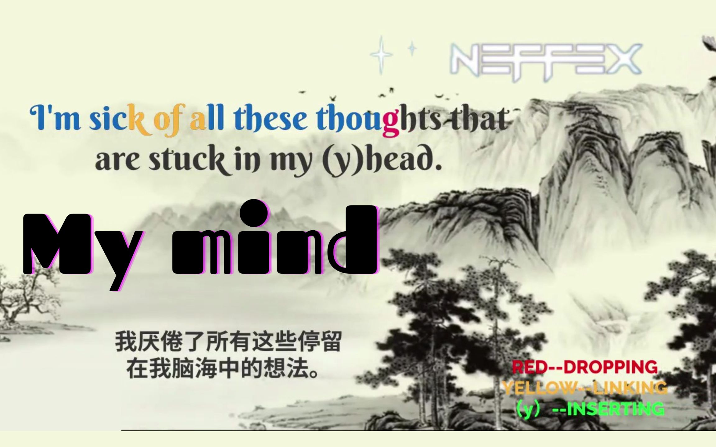 [图]NEFFEX - My mind [Copyright-Free ] | 听歌学英语 | 英语学习 | 英语口语 | Learn English