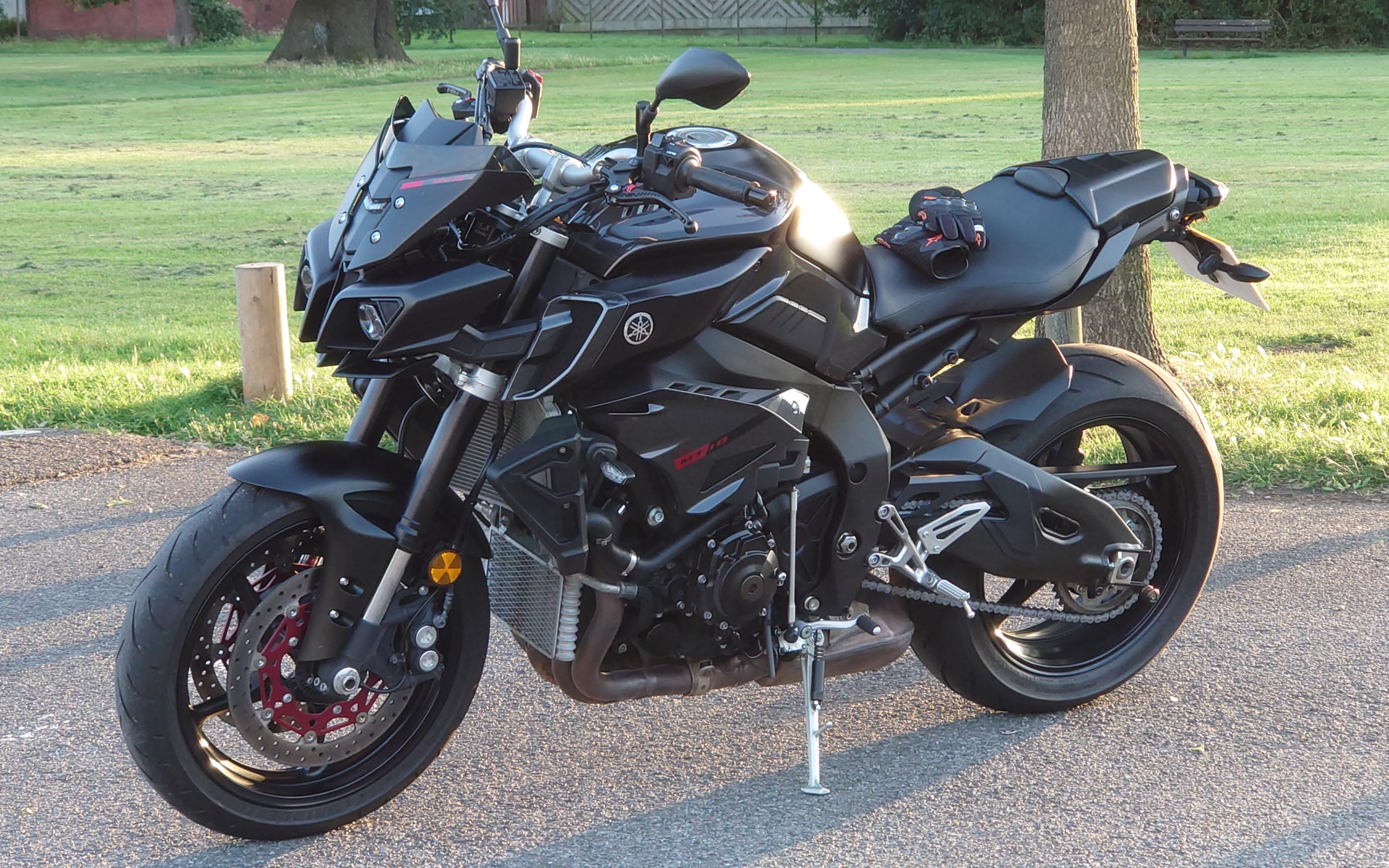 雅马哈xsr900升级mt-10后首拍,全程不超70休闲骑_哔哩哔哩_bilibili