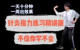 Download Video: 行走坐卧都可以练的功法，超详细针灸指力小手法练习精讲版。