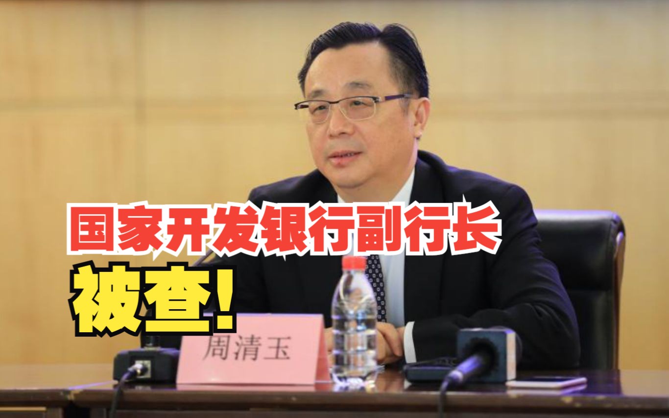 国家开发银行原党委委员,副行长周清玉,被查!