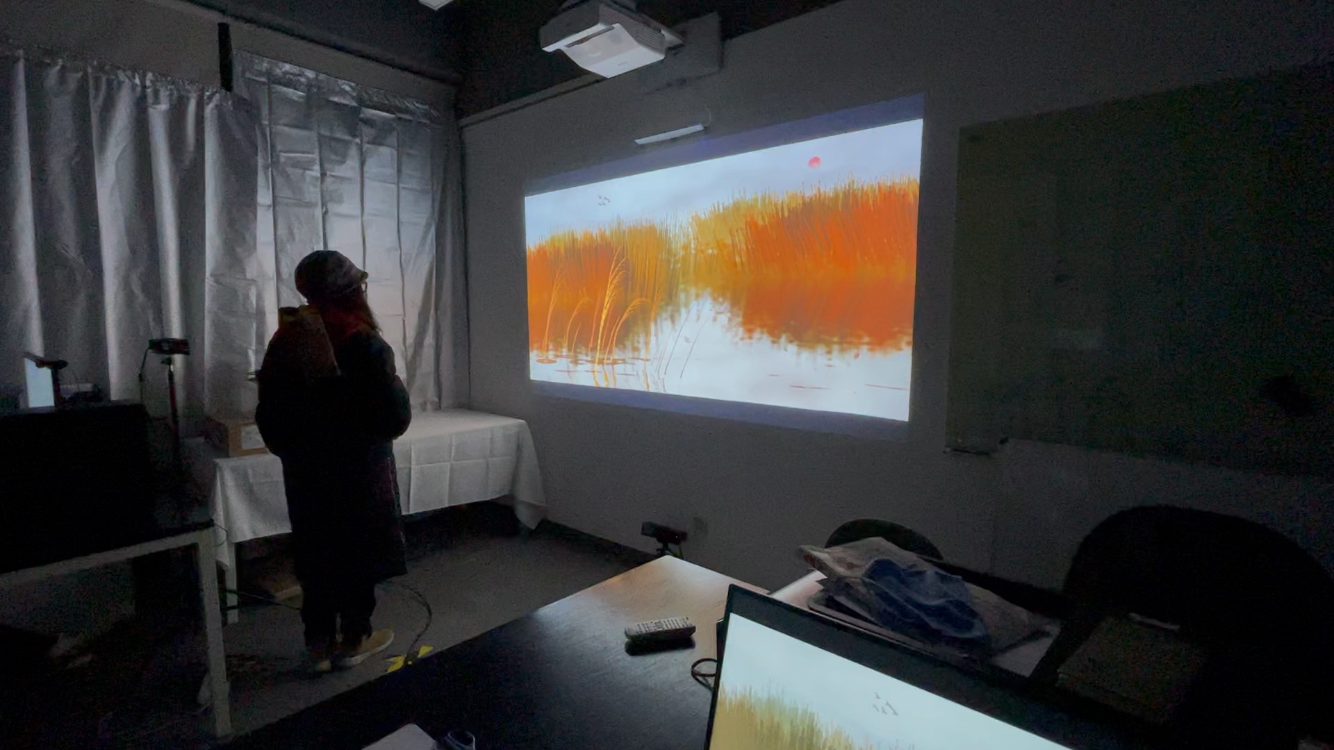 交互影像在同济跨年录制demo