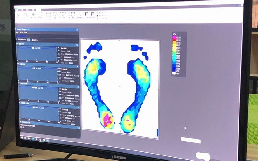 福普生压力分布测量、足底压力分布测量哔哩哔哩bilibili