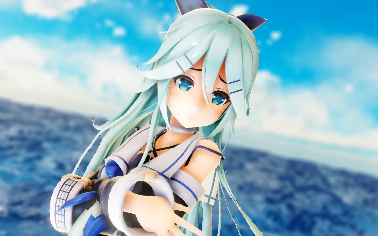 【mmd舰c】纯洁的未来之景【1080p】cham式山风_哔哩哔哩 (゜-゜)つロ