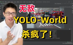 Download Video: 【无敌】YOLO-World杀疯了！手把手带深度解析YOLO-World实时开集目标检测，极其通俗易懂草覆虫都能学会~