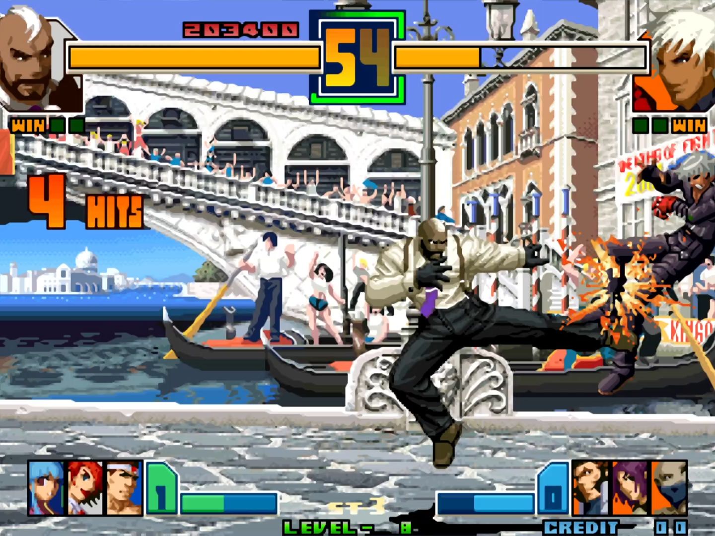 [tas] 肘当乱拳波动打 - 拳皇2001 - 赛斯 (single team)