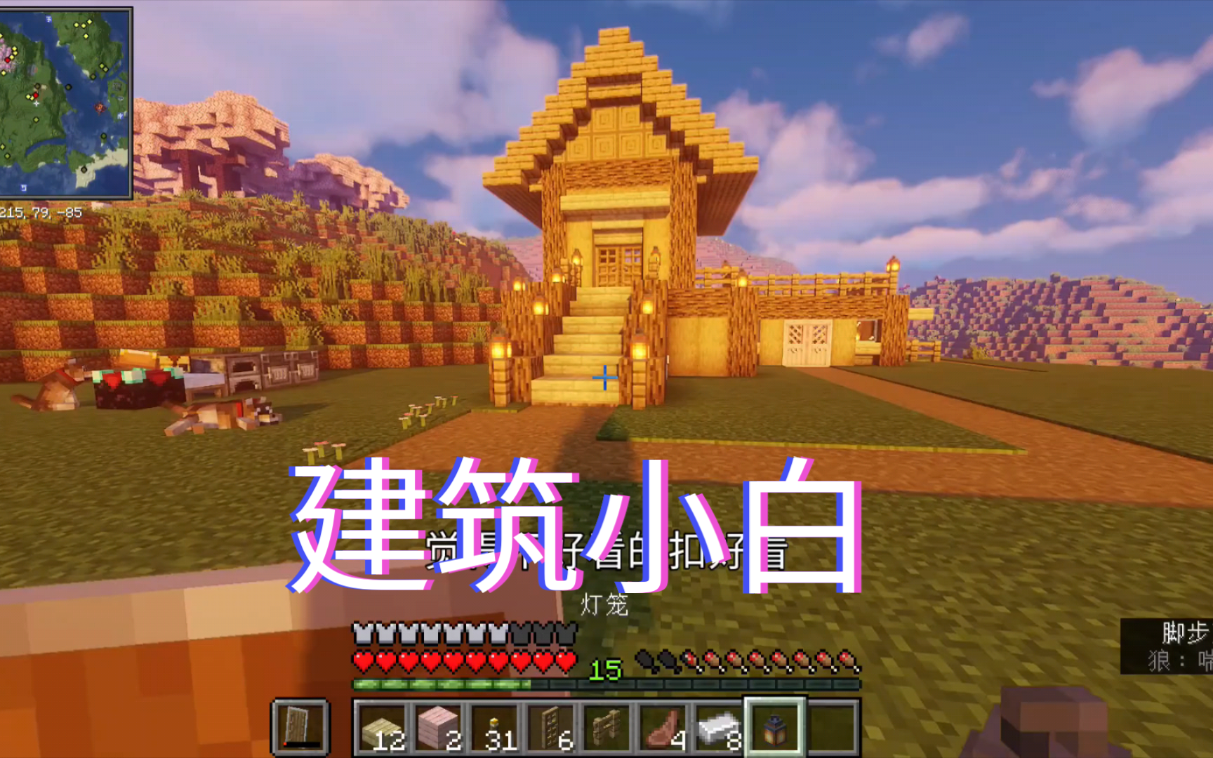 第一个房子!我的世界单人生存第二期