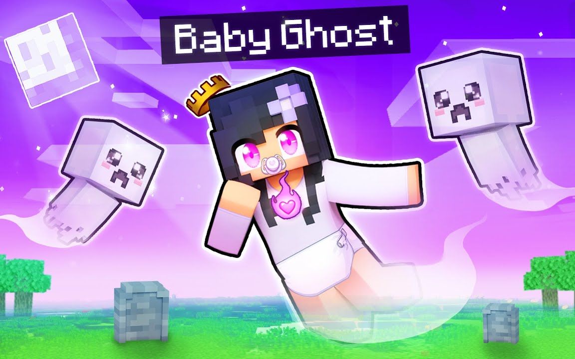 [图]【Aphmau】我的世界|变成幽灵宝宝We Became GHOST BABIES In Minecraft!