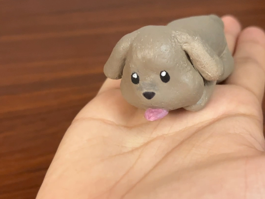 【冰上的尤里】小狗马卡钦石塑黏土 盘玩 哈哈哈哈哈哈