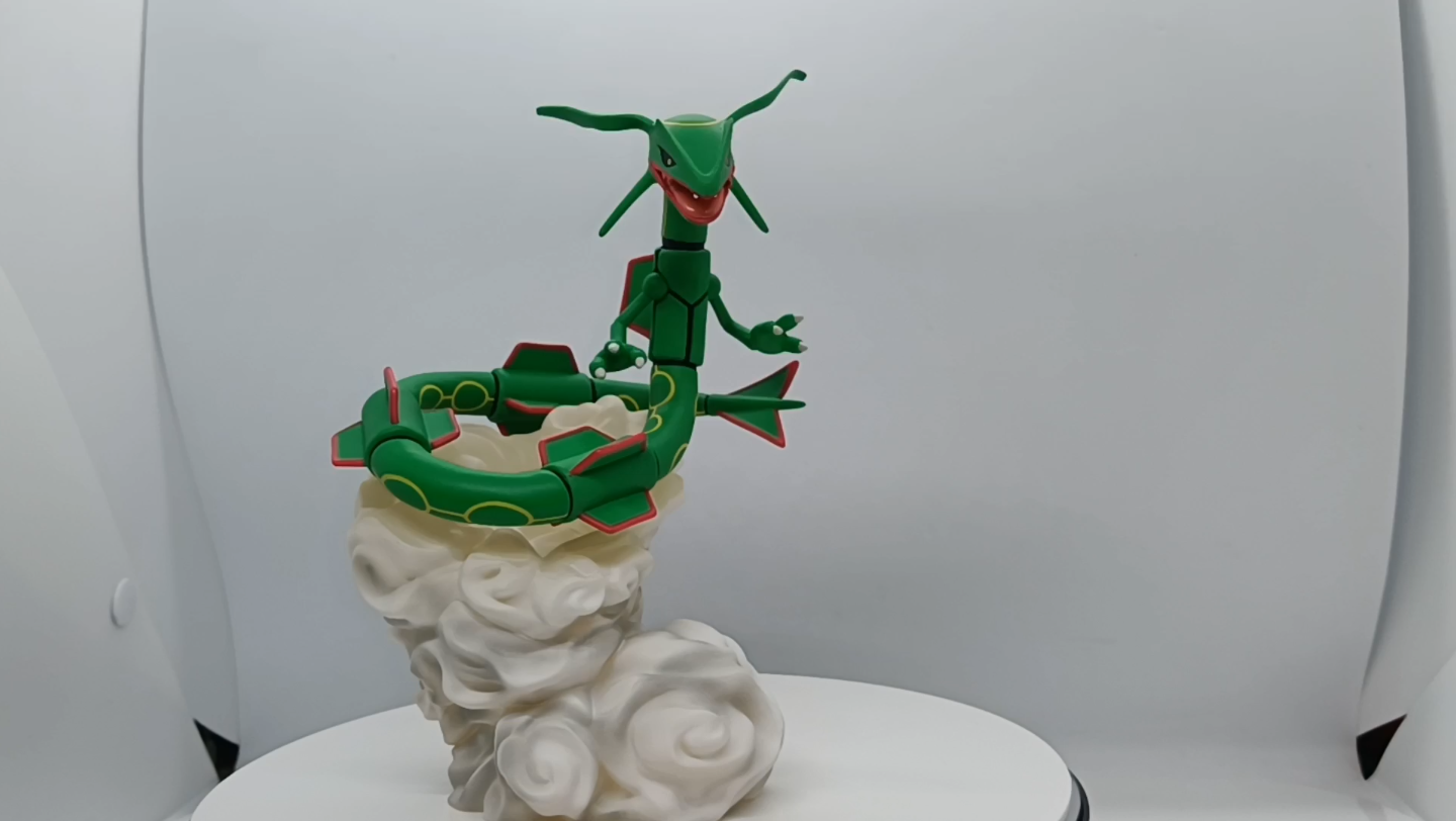 宝可梦模型 万代 比例世界 1比20 裂空座_哔哩哔哩_bilibili