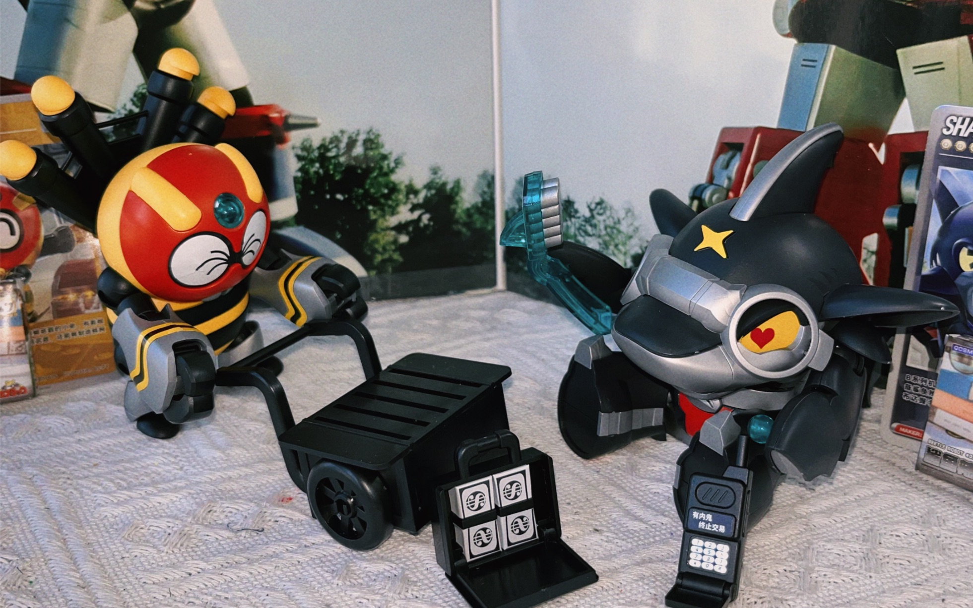 橘猫工业第二弹|蜘蛛侦探拼装模型