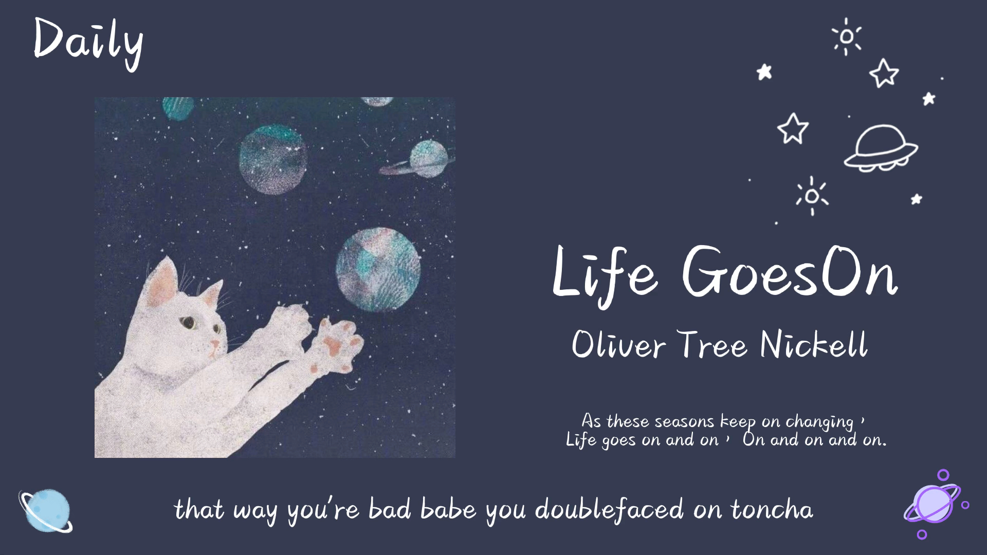 [图]日推歌单｜Life Goes On 但是日推｜《Life Goes On》