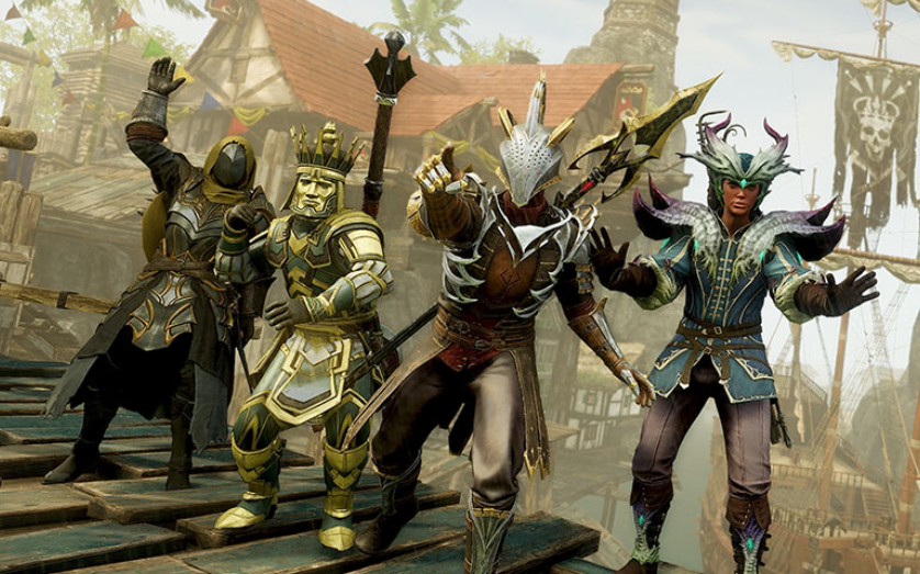 亚马逊 mmorpg新游new  world(美洲新世界): 火法的烧火棍-摇啊～摇啊