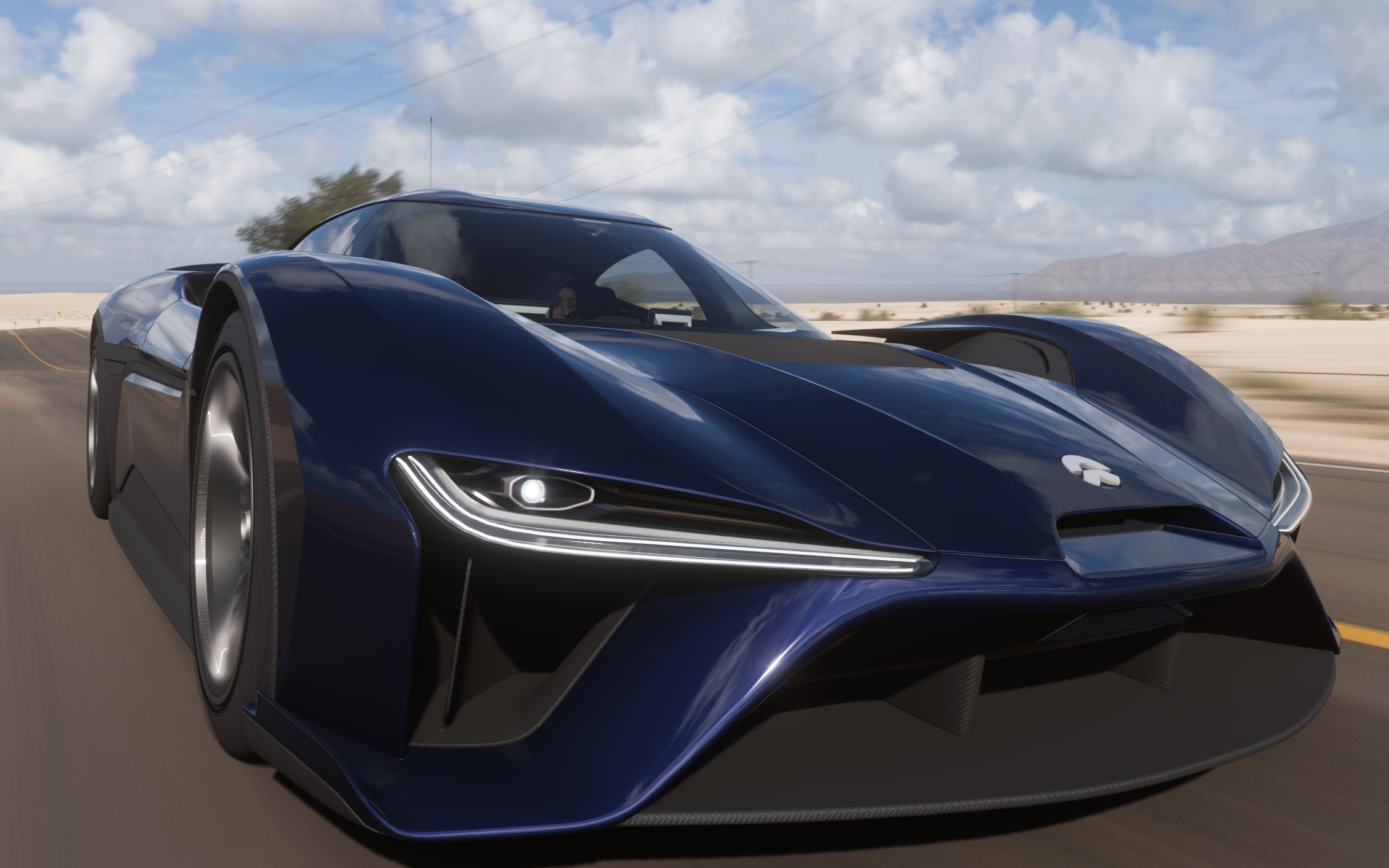 【地平线5】极致下压力!国产超跑蔚来ep9原厂调校试驾大湿地冲刺赛