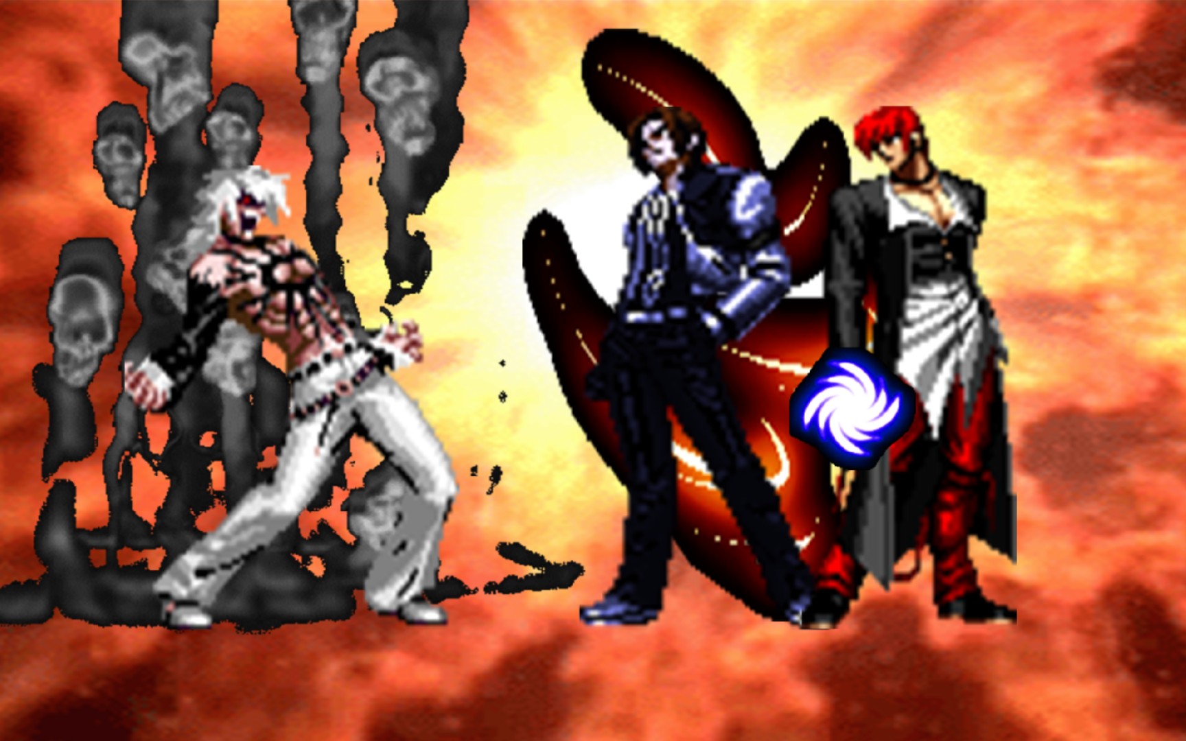 白炎大蛇八神 vs ad双雄