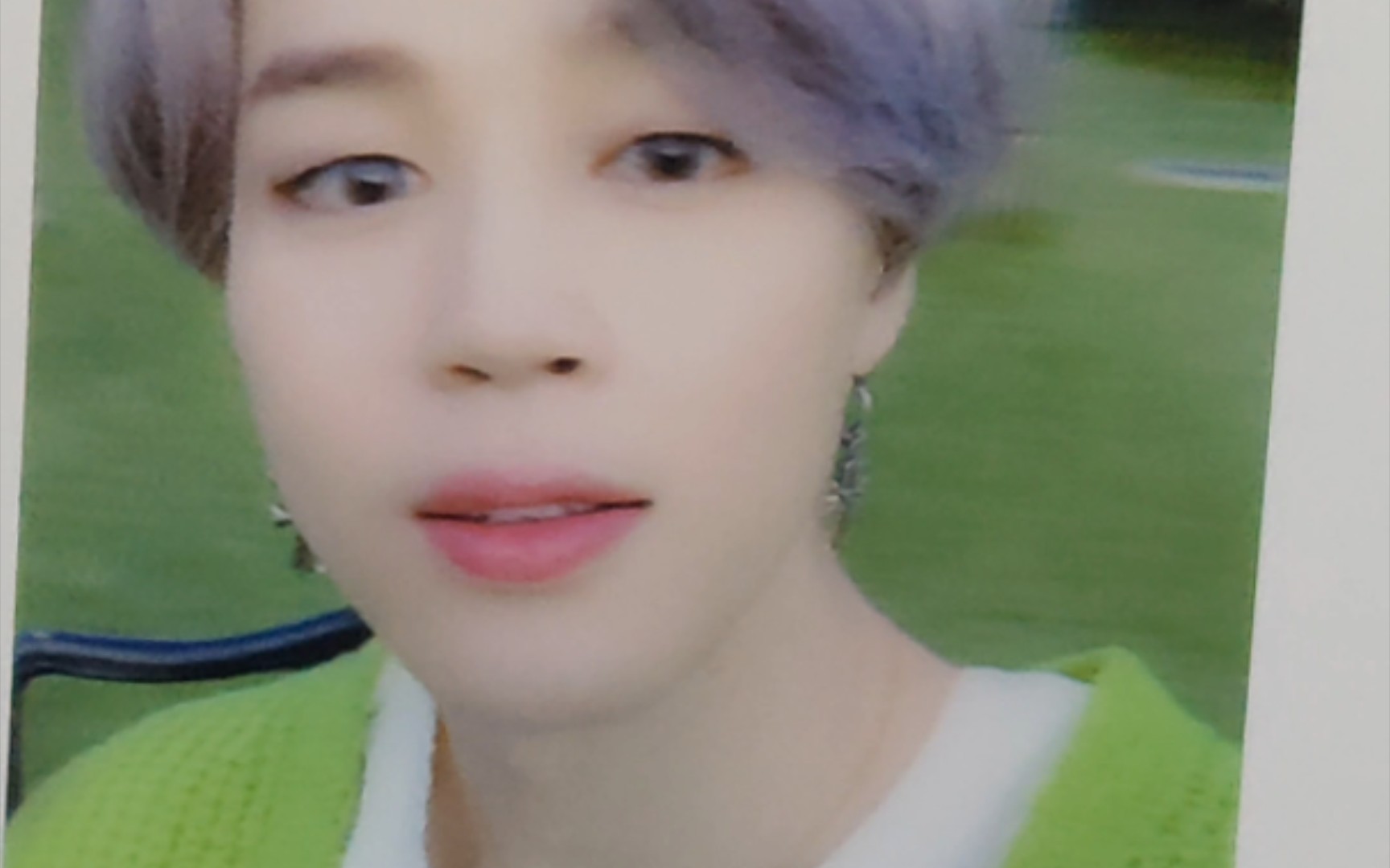 【朴智旻】3d明信片|光栅卡周边还是第一次买|体验对视的感觉