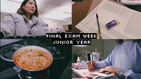 Midterm Exam Week, Study Vlog