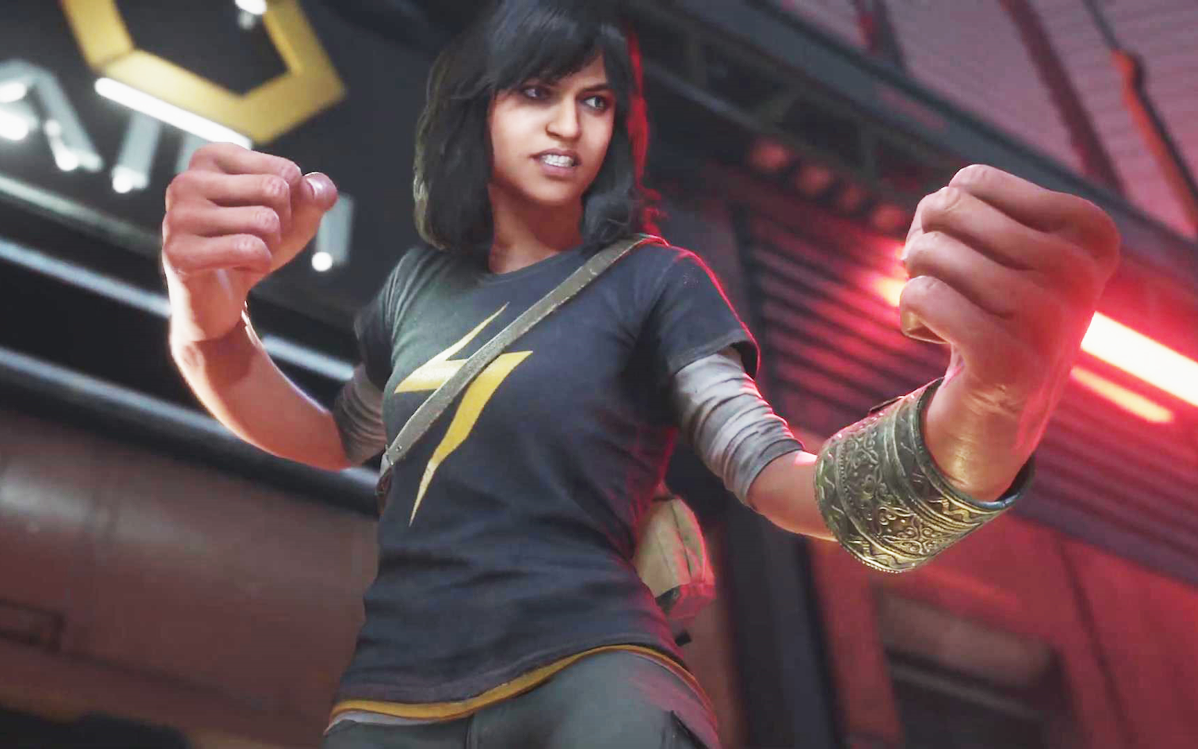 惊奇女士 卡玛拉·克汗 登录 漫威复仇者联盟ps4游戏宣传片