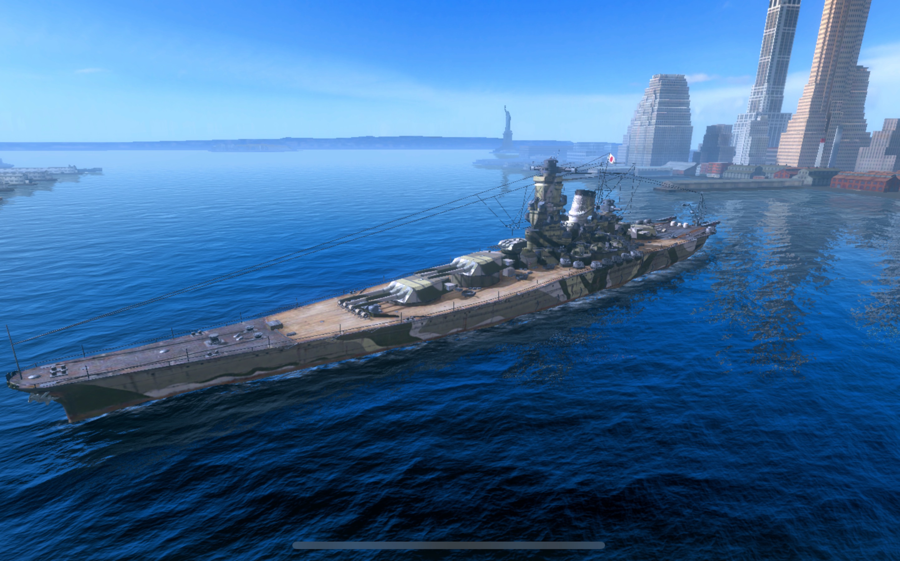 战舰世界闪击战亚服日系x级战列舰大和号5核心11万伤害更新后战列依然