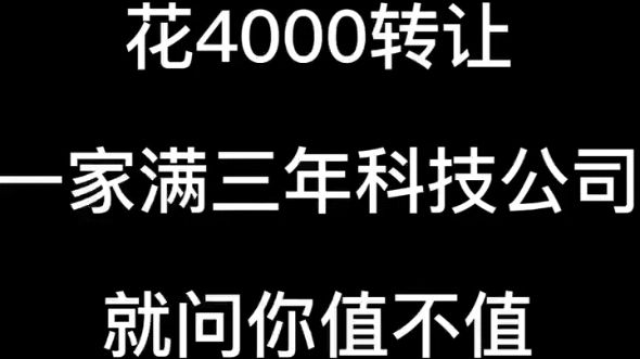 花4000收购一家科技公司,就问你值不值哔哩哔哩bilibili