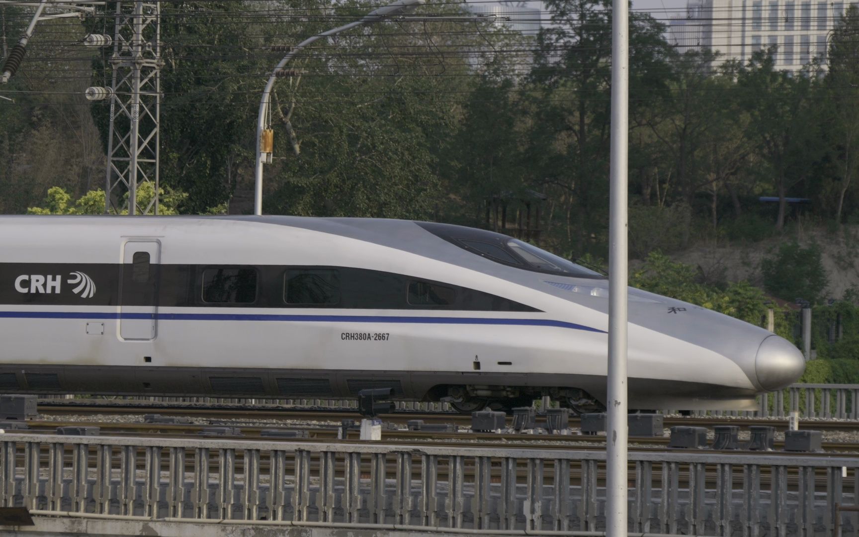 成局crh380a-2667 2842担任g1587次北京西站高速出