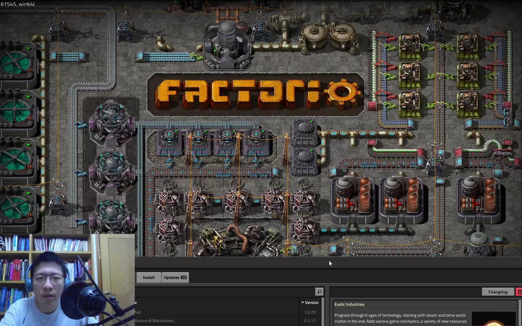 factorio 'Exotic Industries' 模组 第1期 初始设置以及阅读模组wiki单机游戏热门视频