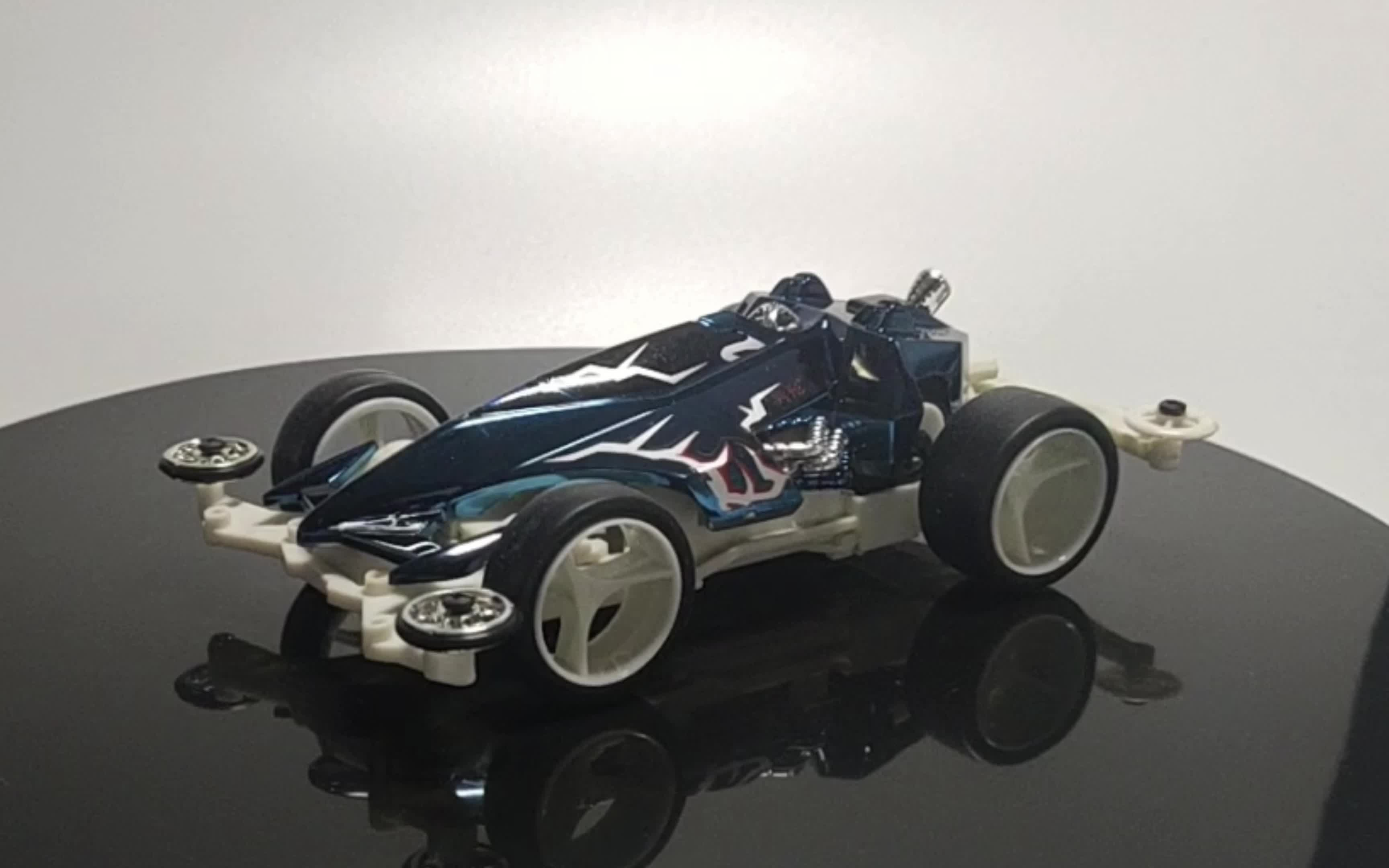 迷你四驱车怀旧系列11——复刻金属仿真版魂潜行者(异形) 蓝鸟_哔哩