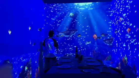 沉浸式互动投影展厅!